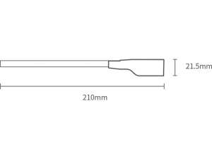 چراغ LED شلف شیشه ای دکوراتیو عمق 21 سانتی متر